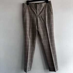 Women's Banana Republic Ryan Pants Size 6 Brown Plaid